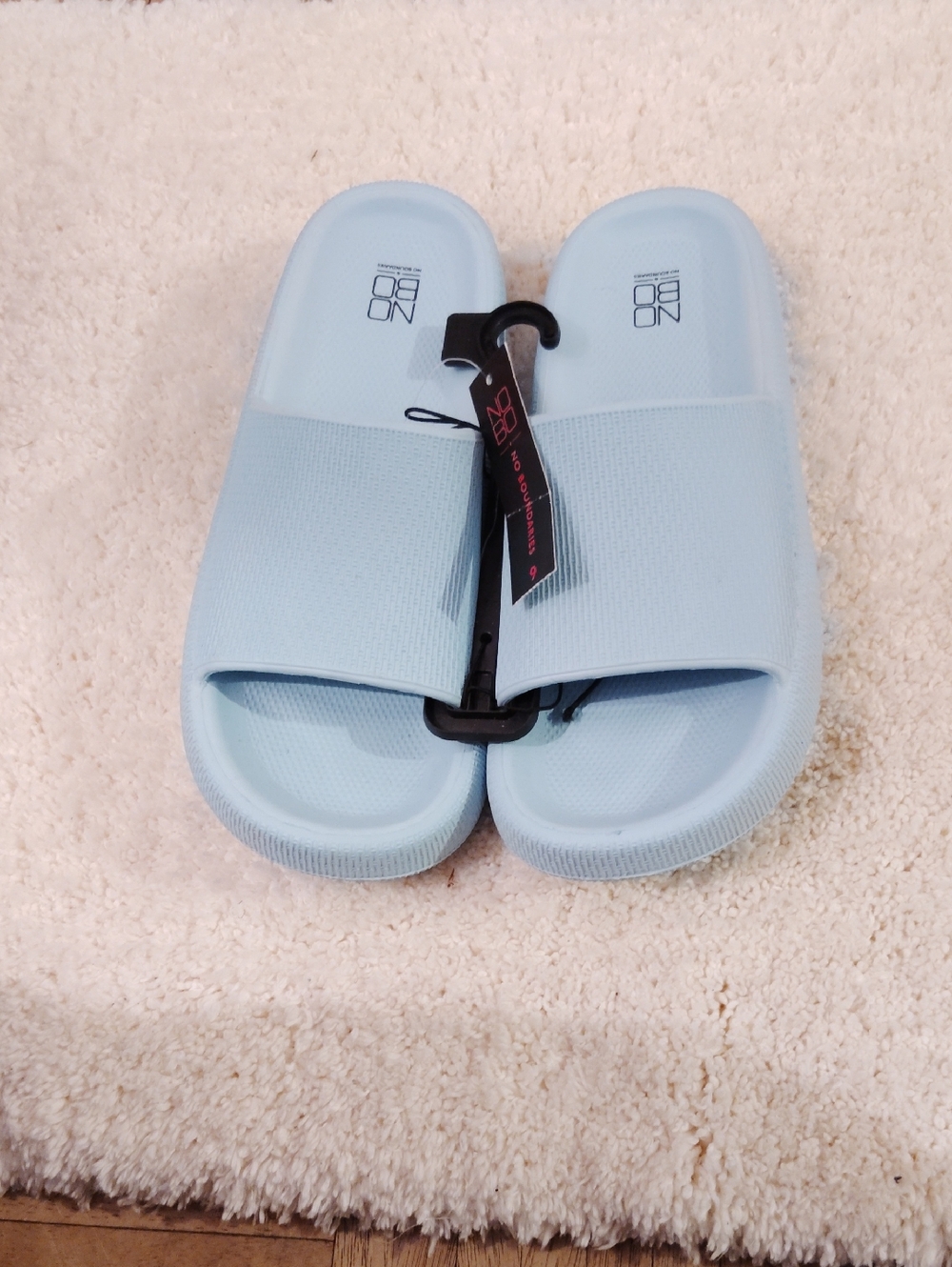 NOBO Pale Blue Slide Sandals